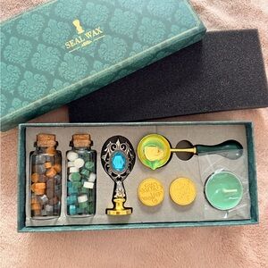Seal Wax Kit with Stamp and Beads